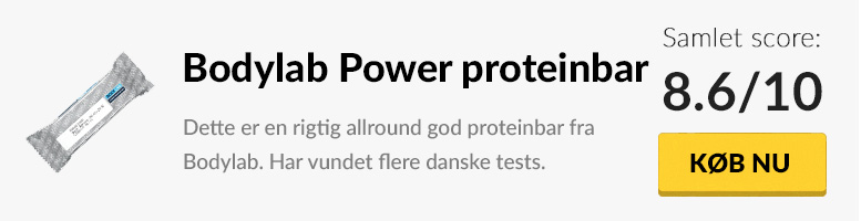 Test af bodylab power proteinbar